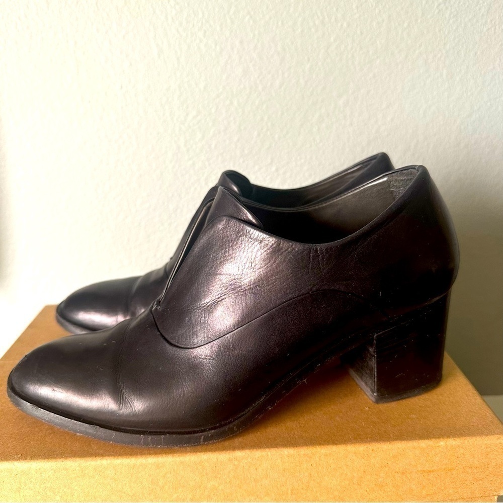 Reed Krakoff Loafers Womens 8 Black Leather Designer Luxury